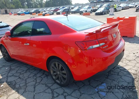 2013 Kia Forte Koup Sx z USA, uszkodzony, nr VIN KNAFW6A37D5651863